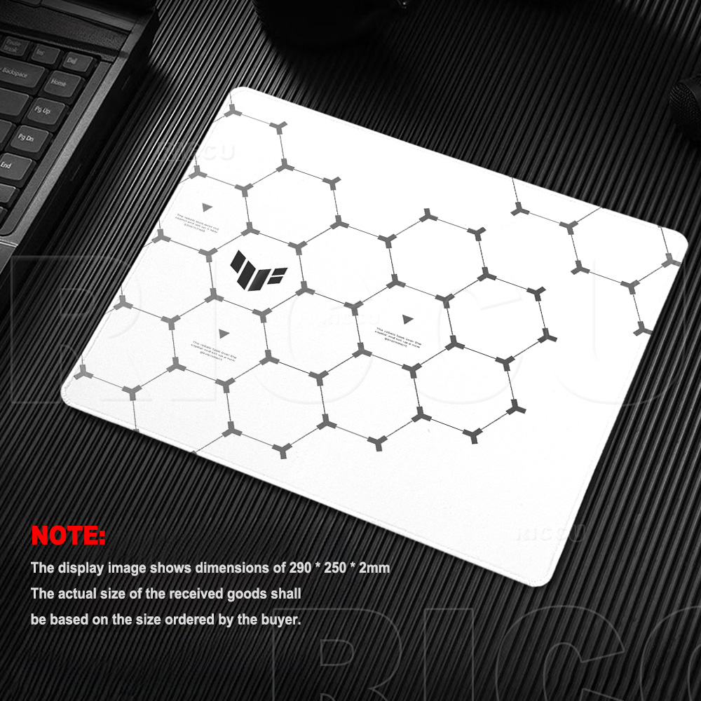 Hexagon TUF Gaming Mouse Pad R - Desk Setup Black And White ulasan dan harga