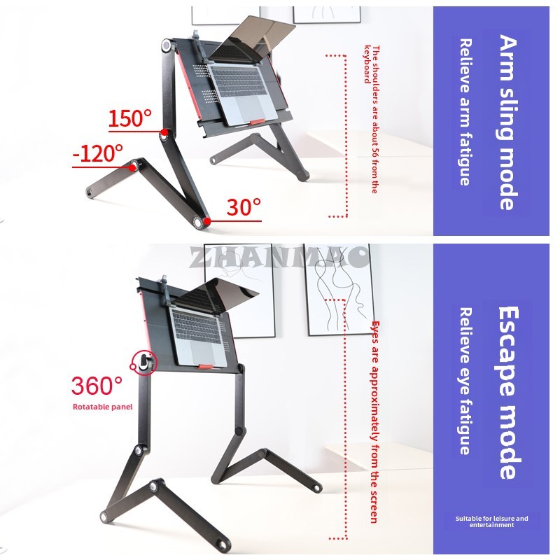 Lying Flat on The Bed, Laptop  - Desk Setup Notebook ulasan dan harga