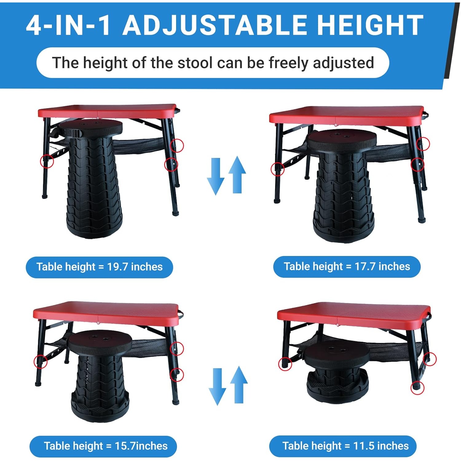 Retractable Folding Table & St - Desk Setup Notebook ulasan dan harga