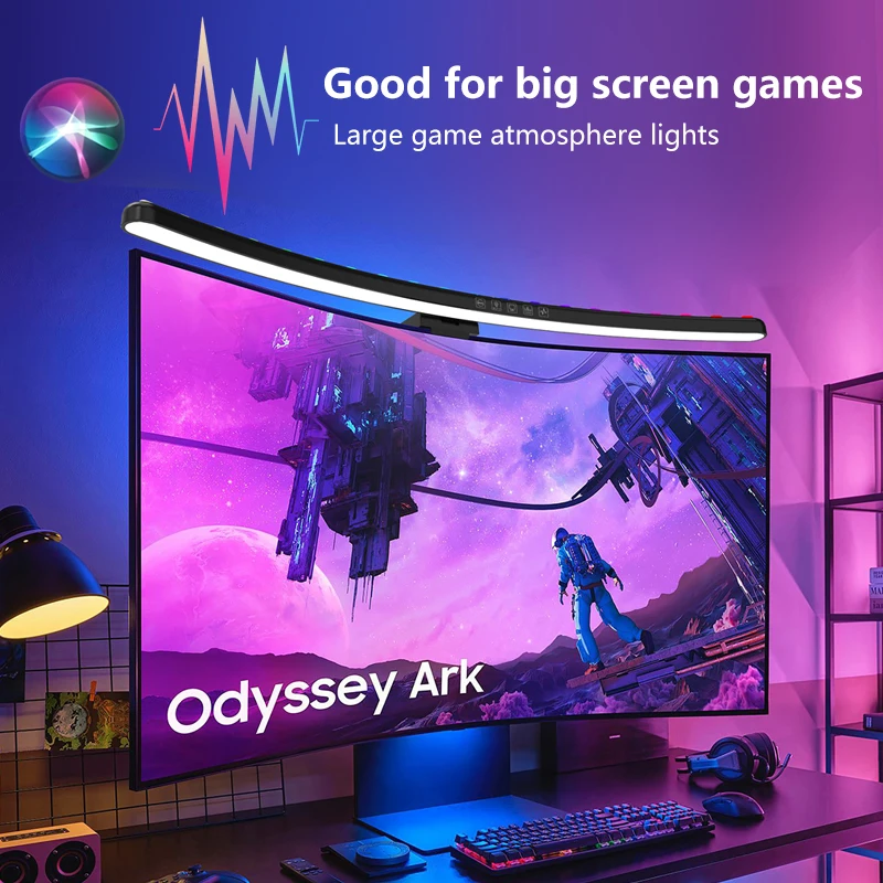 Computer Monitor Light Bar RGB - Gaming Setup Desk ulasan dan harga