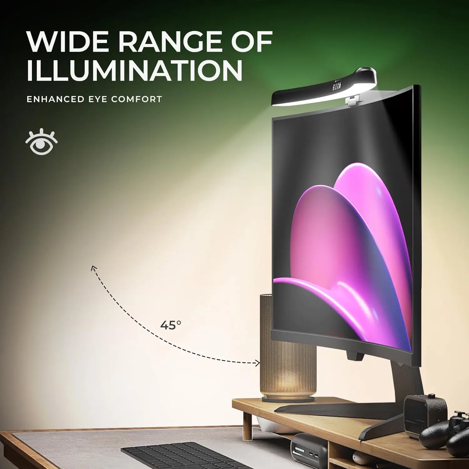 Computer Monitor Light Bar RGB - Gaming Setup Desk ulasan dan harga