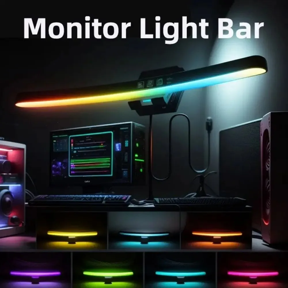 Computer Monitor Light Bar RGB - Gaming Setup Desk ulasan dan harga