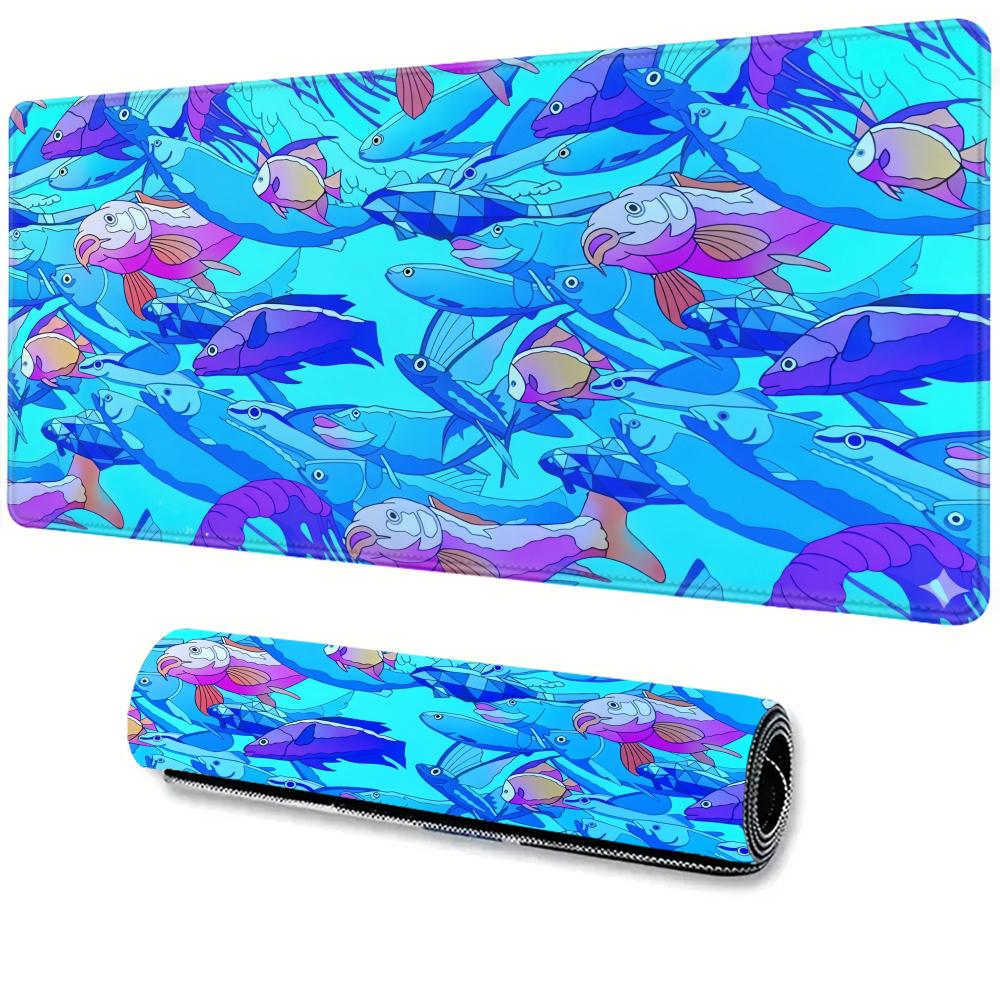 HD Printing Fish Rubber Mouse  - Desk Setup Notebook ulasan dan harga